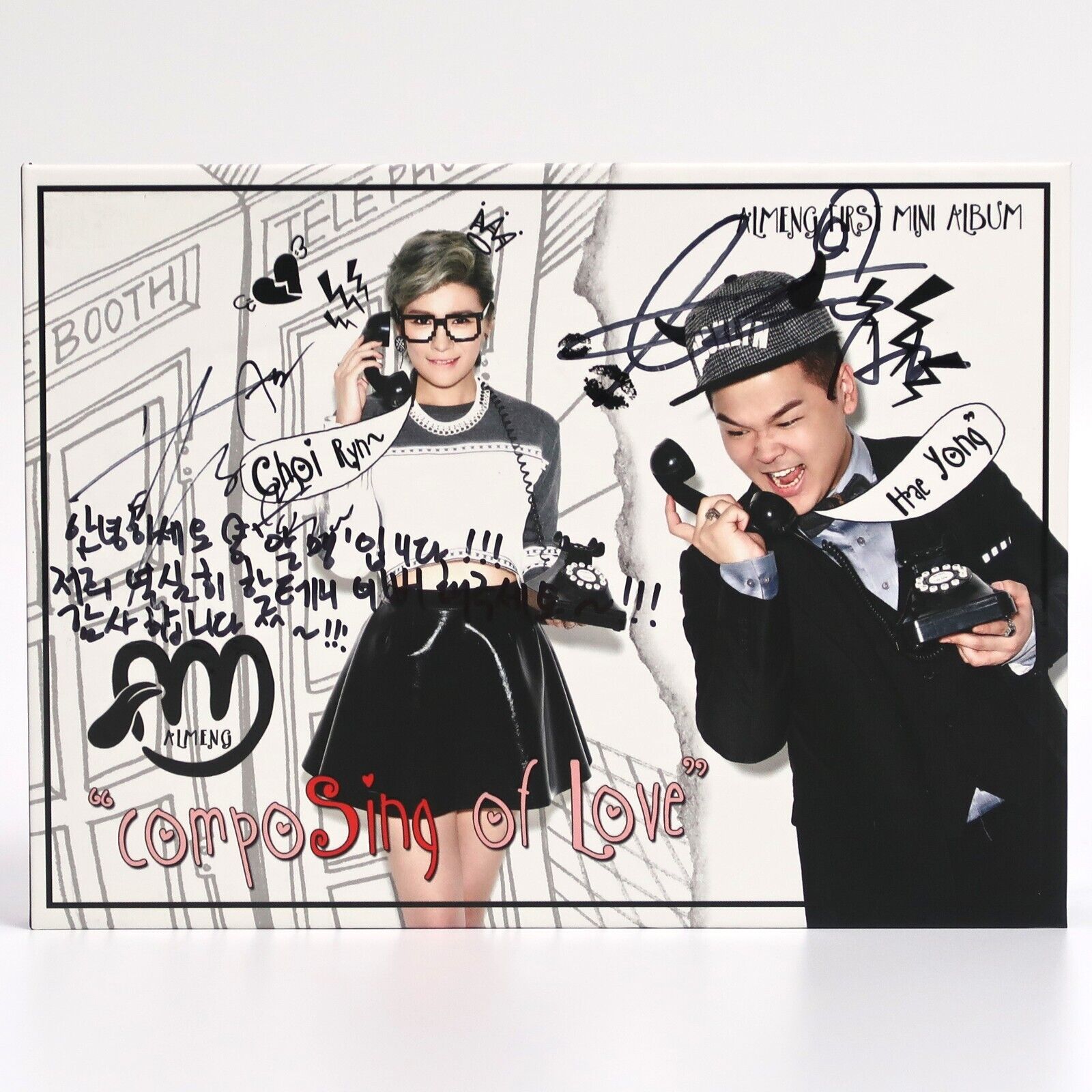 Almeng - Composing of Love Signed Autographed CD Album Promo K-Pop 2014