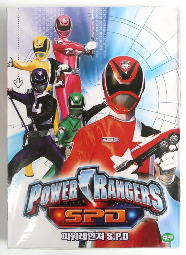 10-1708.jpg Power Rangers S.P.D. VHS Video Set Sealed Korean Dub Korea Japan Live Action