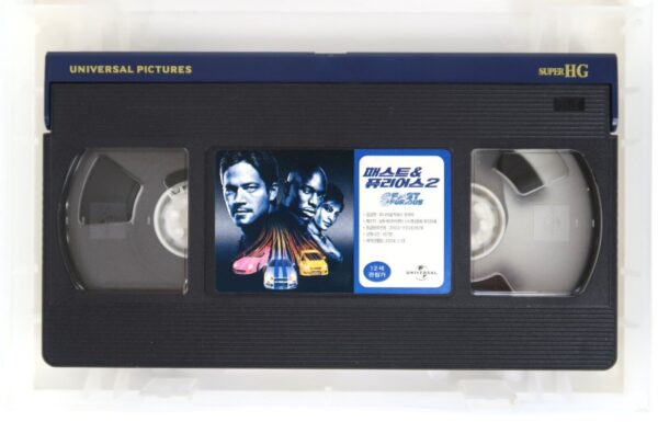 2 Fast 2 Furious (2003) Korean VHS Rental [NTSC] Korea Action Paul Walker