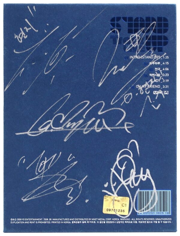 Bigbang - Stand Up Signed Autographed 3rd Mini Album CD 2008 K-Pop YG