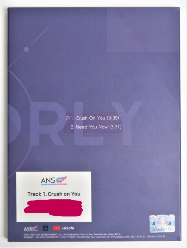10-5511.jpg Orly - Crush On You Signed CD Single Album Promo 2019