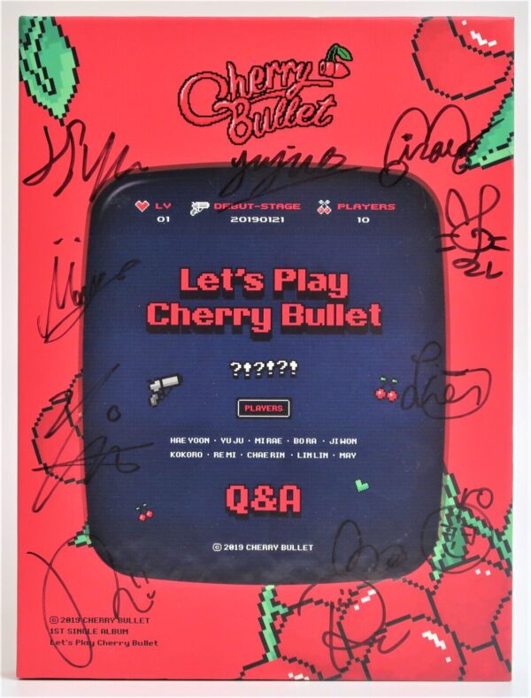 10-5698.jpg Cherry Bullet - Let's Play Signed CD Single Album Promo 2019 K-Pop Q&A