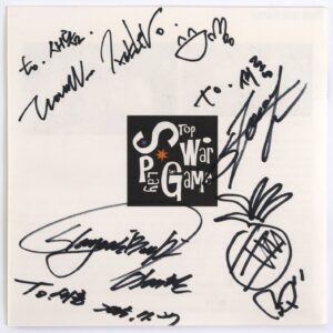 Pineapple - Stop The War Play The Game Signed CD Album K-Pop K-Rock 2005