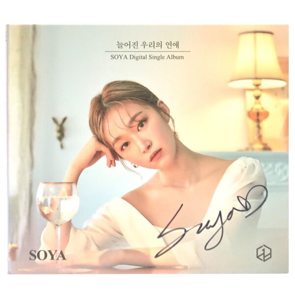 10-1024.jpg Soya - Fade Away Signed Autographed CD Single Album Promo K-Pop Korea 2018