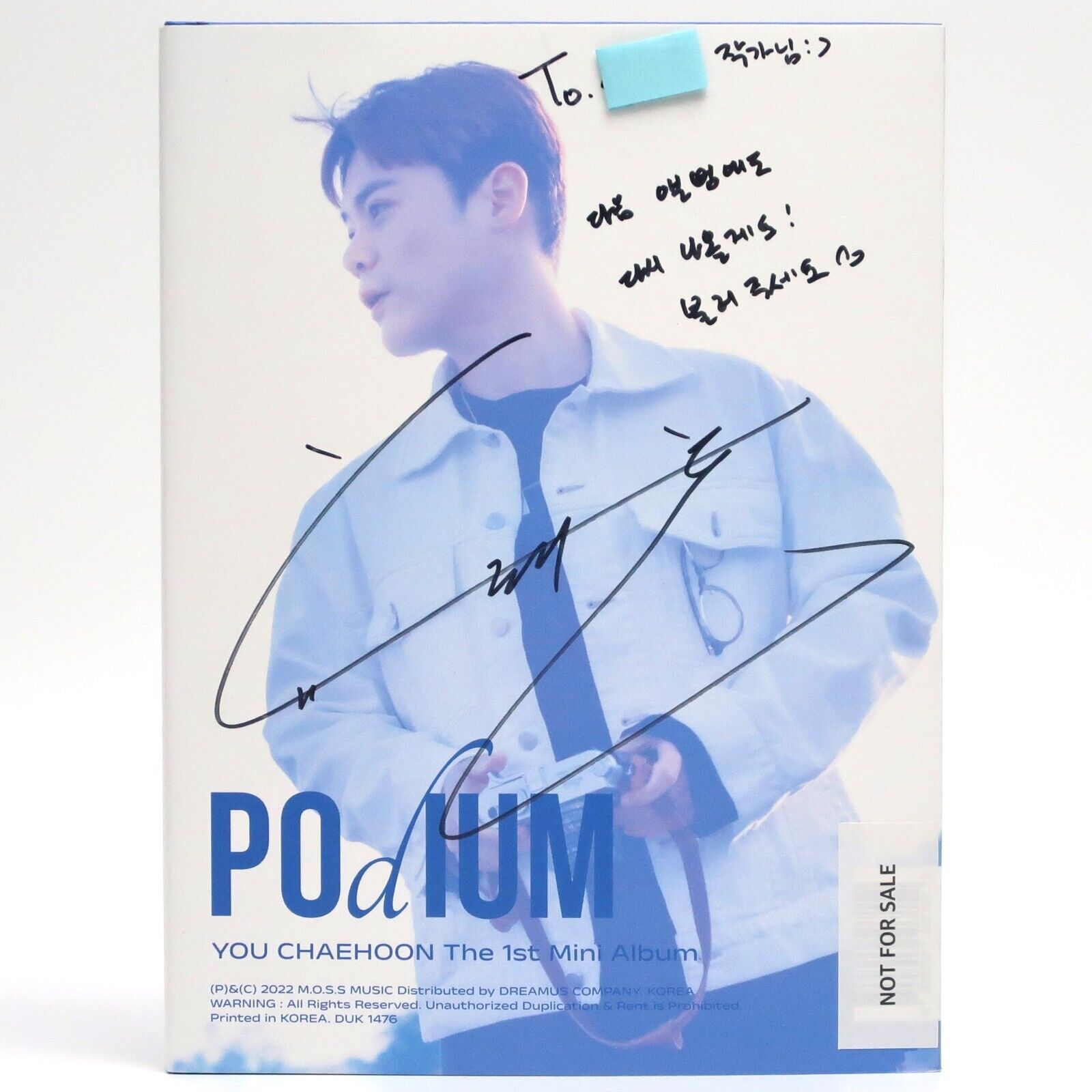 You Chaehoon - Podium Signed Autographed CD 1st Mini Album K-Pop 2022 La Poem