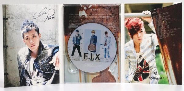 F.I.X - She's My Girl Signed Autographed CD Single Album Promo 2012 K-Pop