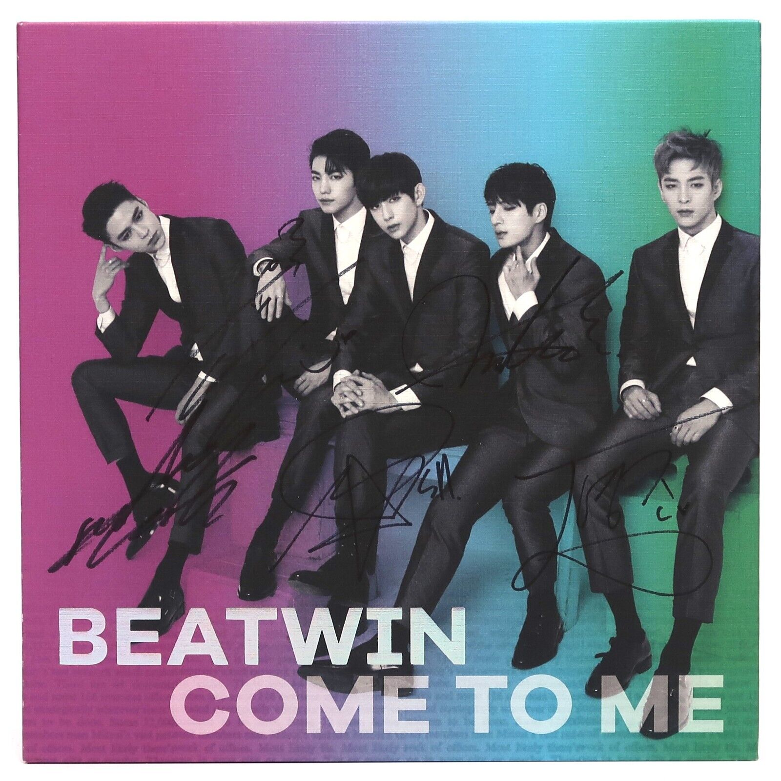 Beatwin - Come To Me Signed Autographed CD Album Promo K-pop 2016