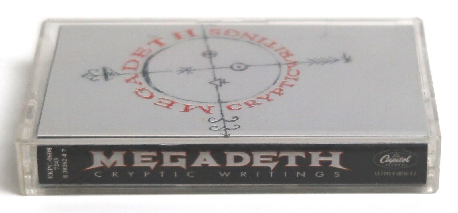 Megadeth - Cryptic Writings Korean Cassette Tape Album Korea
