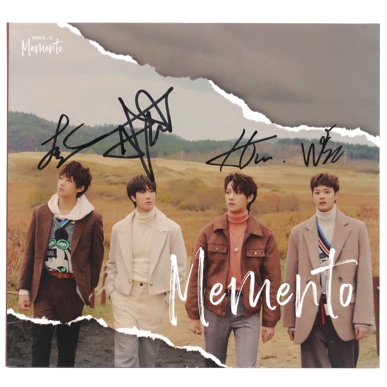 IZ - Memento Signed Autographed Single Album Promo CD 2019 K-Pop