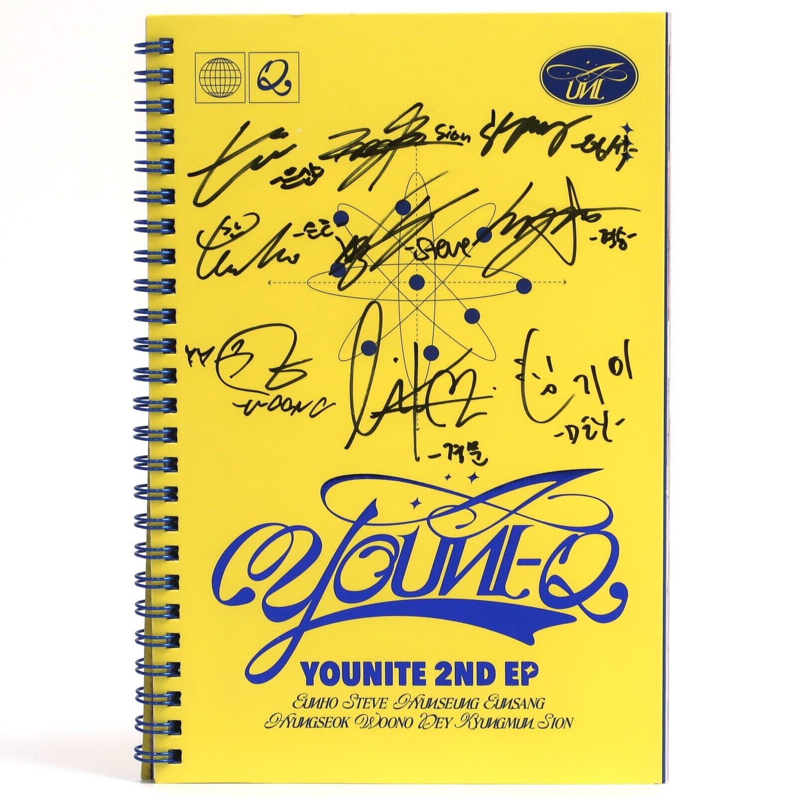 Younite - Youni-Q 2nd Mini Album Signed Autographed CD Promo K-pop 2022