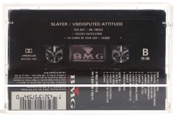 10-2853.jpg Slayer - Undisputed Attitude Korean Cassette Tape Album Korea