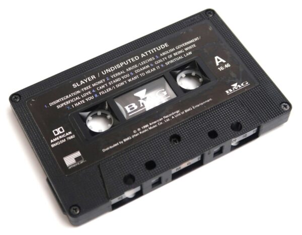 10-2857.jpg Slayer - Undisputed Attitude Korean Cassette Tape Album Korea