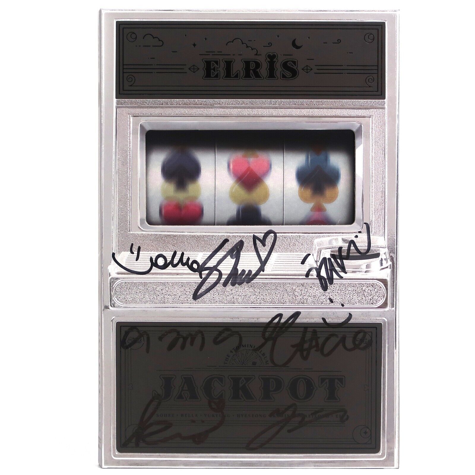 Elris - Jackpot Black Ver. Signed Autographed CD Mini Album Promo 2020