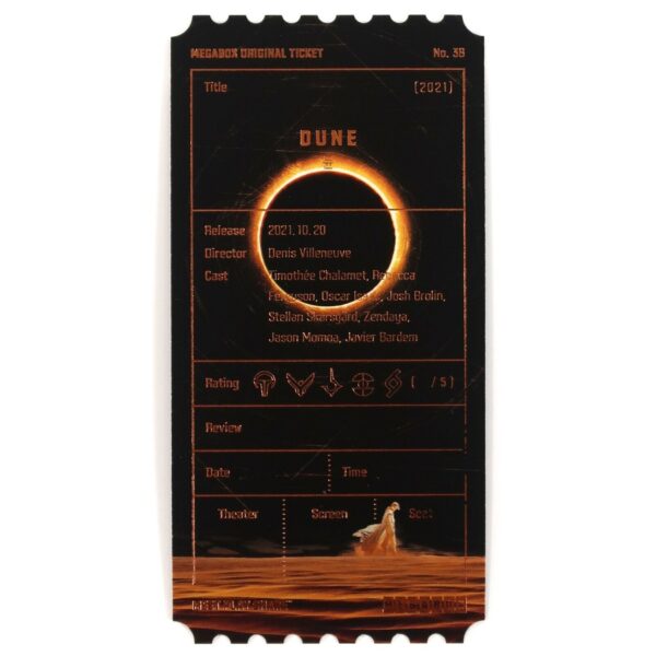 10-3066.jpg Dune Megabox Original Ticket Set Limited Movie Theater Korea Korean