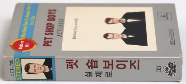 10-3686.jpg Pet Shop Boys - Actually Korean Cassette Tape Korea