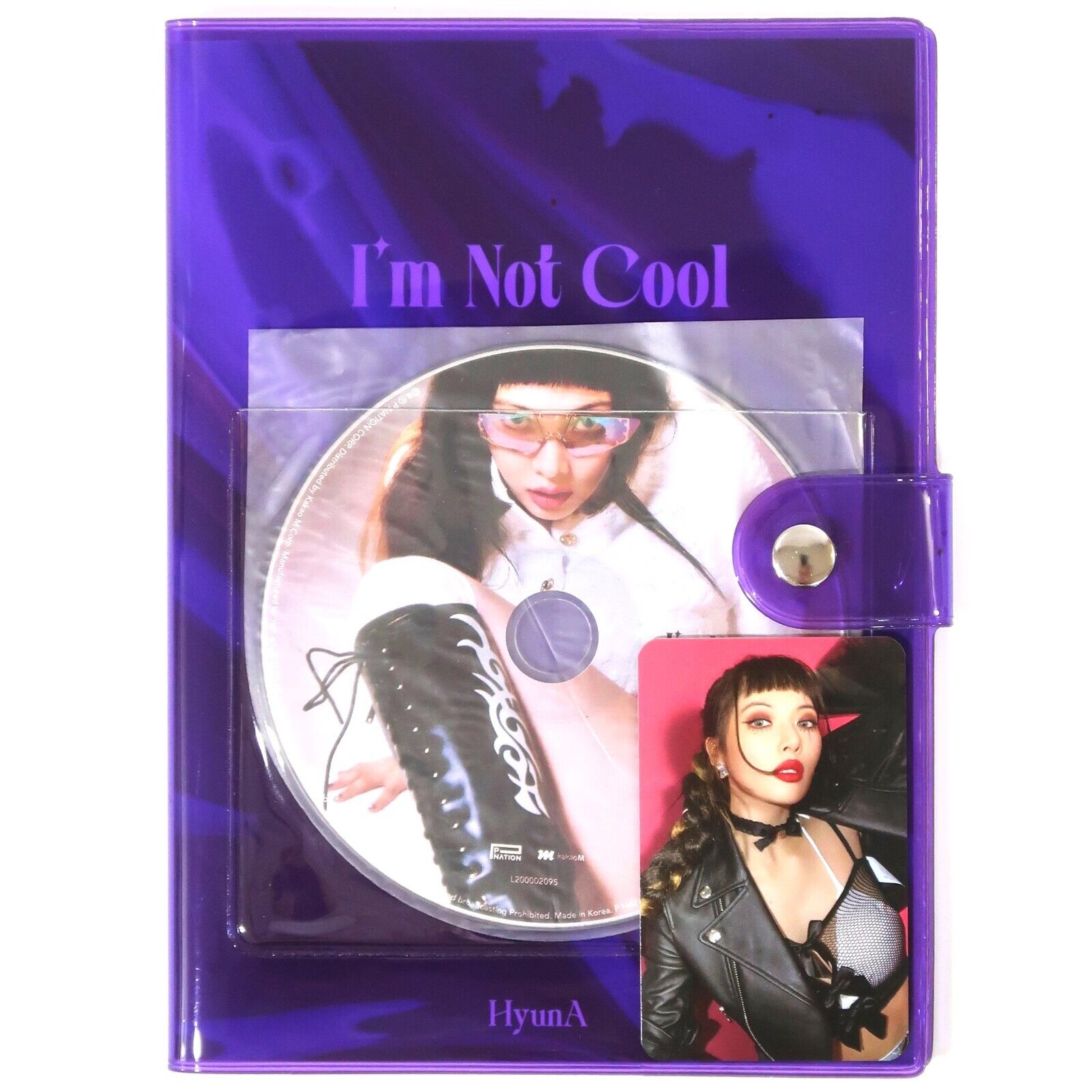 HyunA - I'm Not Cool Album CD + Photocard Poster Stickers Wonder Girls 2021