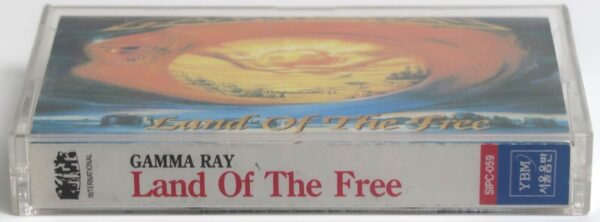 Gamma Ray - Land Of The Free Korean Cassette Tape Korea