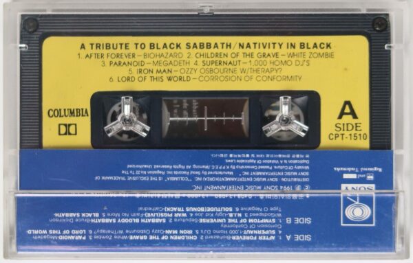 Nativity In Black A Tribute To Black Sabbath Korean Cassette Tape Korea Metal