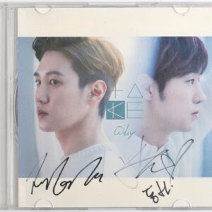 Take - Why Signed Single CD Album Promo Korean 2016 K-Pop Korea Ballad Duo