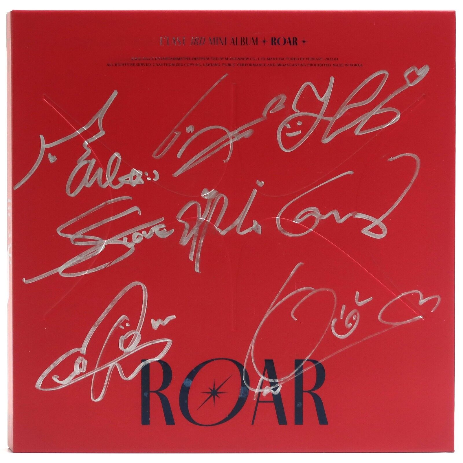E'Last - Roar Signed Autographed CD Album + Photocards K-Pop 2022