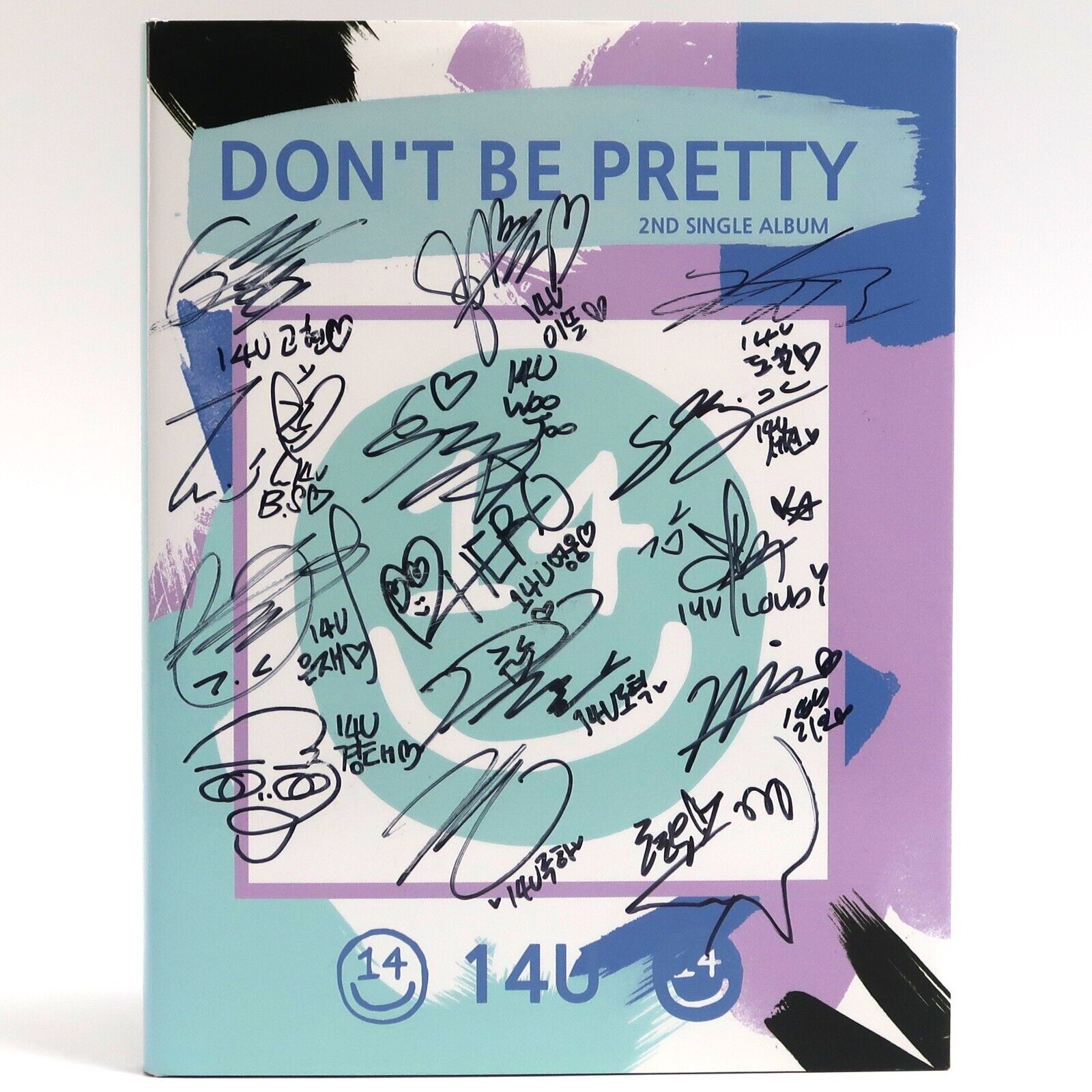 14U - Don't Be Pretty Signed Autographed CD Album Promo 2018 K-Pop