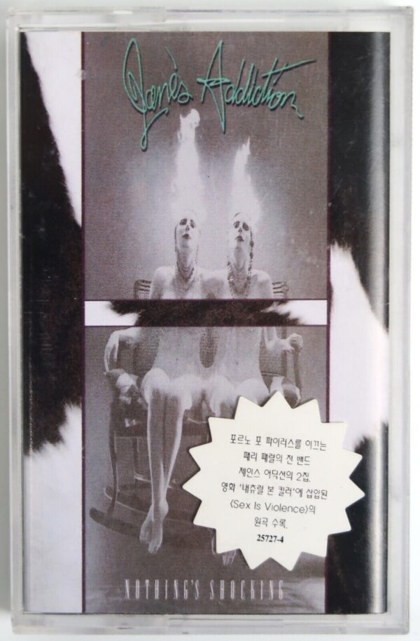 10-5429.jpg Jane's Addiction - Nothing's Shocking Korean Cassette Tape Korea