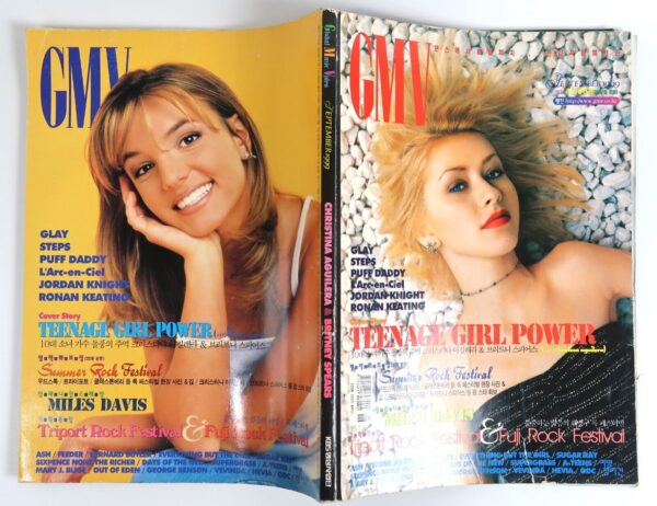 10-5756.jpg GMV Magazine Korea Christina Aguilera & Britney Spears September 1999 Korean