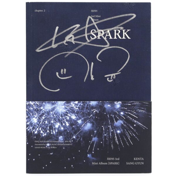 JBJ95 - Spark [Chapter 2] 3rd Mini Album Signed CD Promo 2019 Kenta Sanggyun