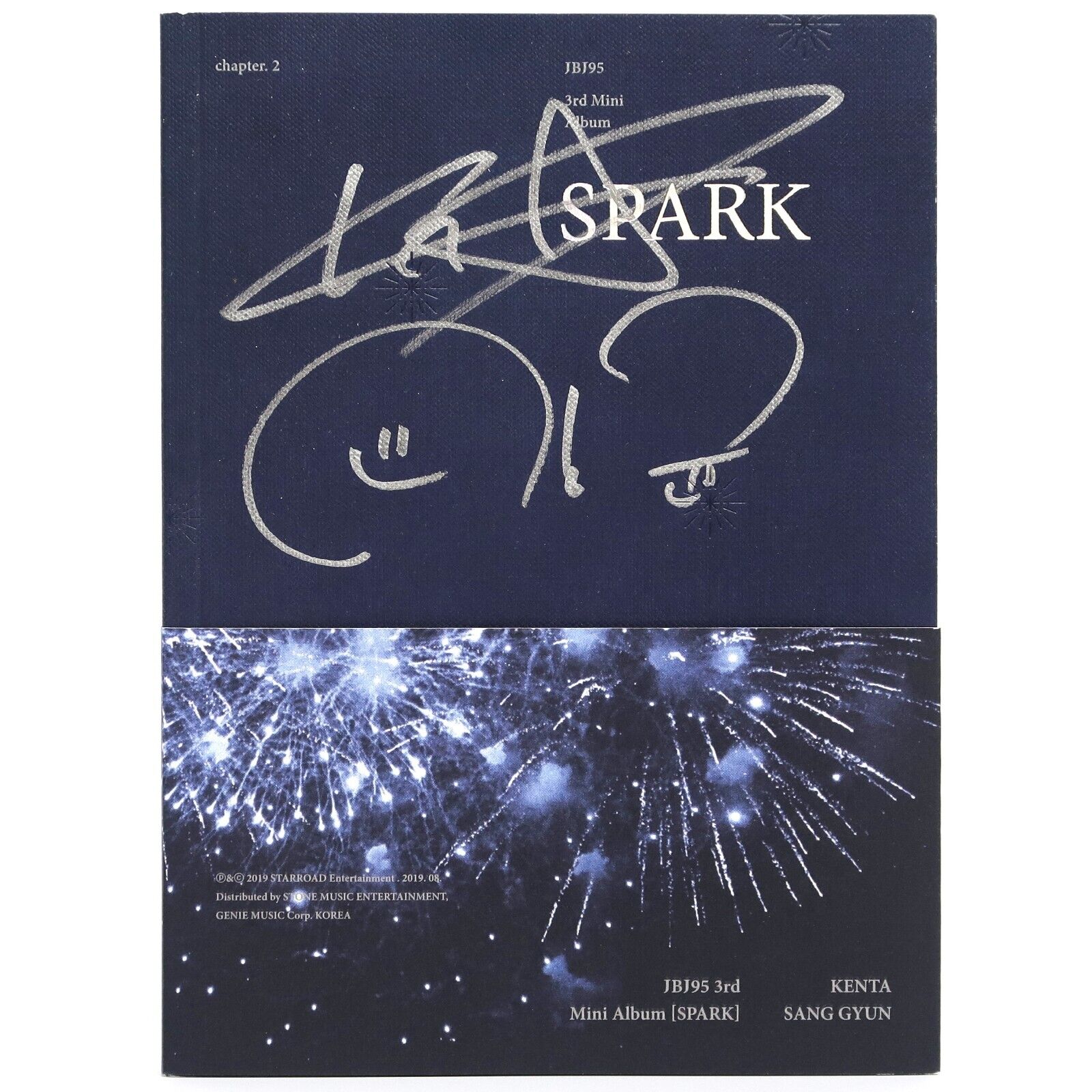 JBJ95 - Spark [Chapter 2] 3rd Mini Album Signed CD Promo 2019 Kenta Sanggyun