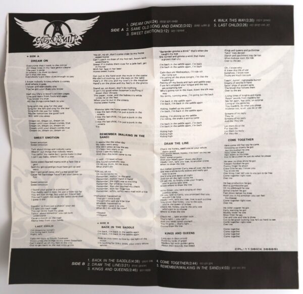 Aerosmith - Greatest Hits Album Korean Cassette Tape Korea