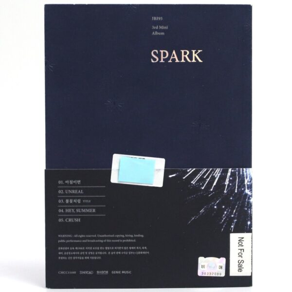 JBJ95 - Spark [Chapter 2] 3rd Mini Album Signed CD Promo 2019 Kenta Sanggyun