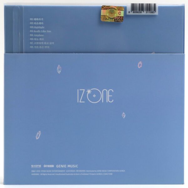 IZ*ONE - Heart*Iz Sapphire Ver. Album CD + Photocards 2018 K-Pop Izone Heartiz
