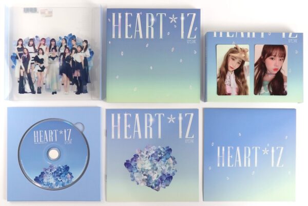 IZ*ONE - Heart*Iz Sapphire Ver. Album CD + Photocards 2018 K-Pop Izone Heartiz