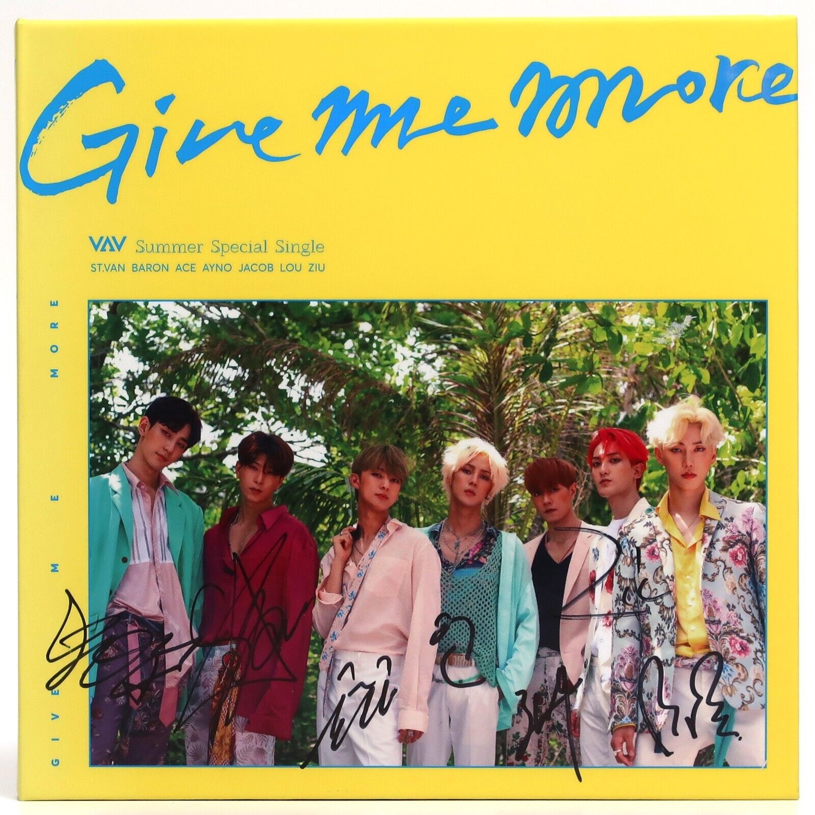 VAV - Give Me More Signed Autographed CD Summer Special Single K-Pop 2019