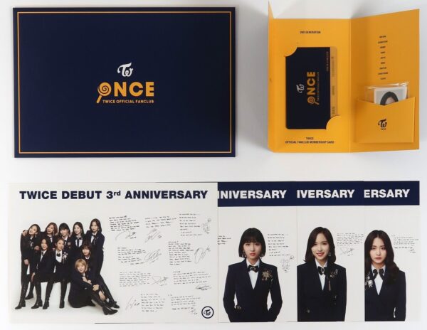 10-8617.jpg Twice Once Official Fanclub 2nd Generation Goods Complete Set Kit Box