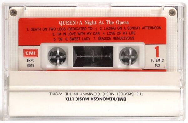 Queen - A Night At The Opera Korean Cassette Tape Album Korea