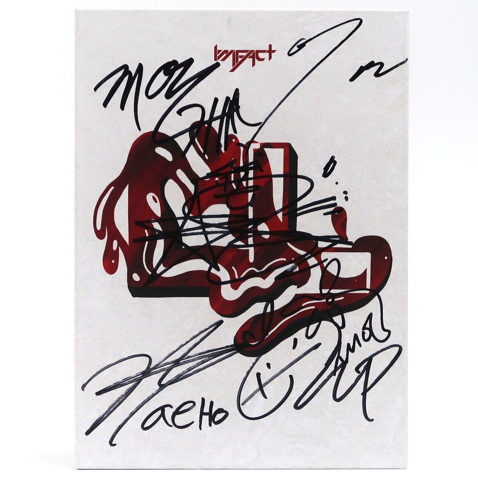 Imfact - L.L Signed Autographed Single Album Promo CD + Message 2020 K-Pop