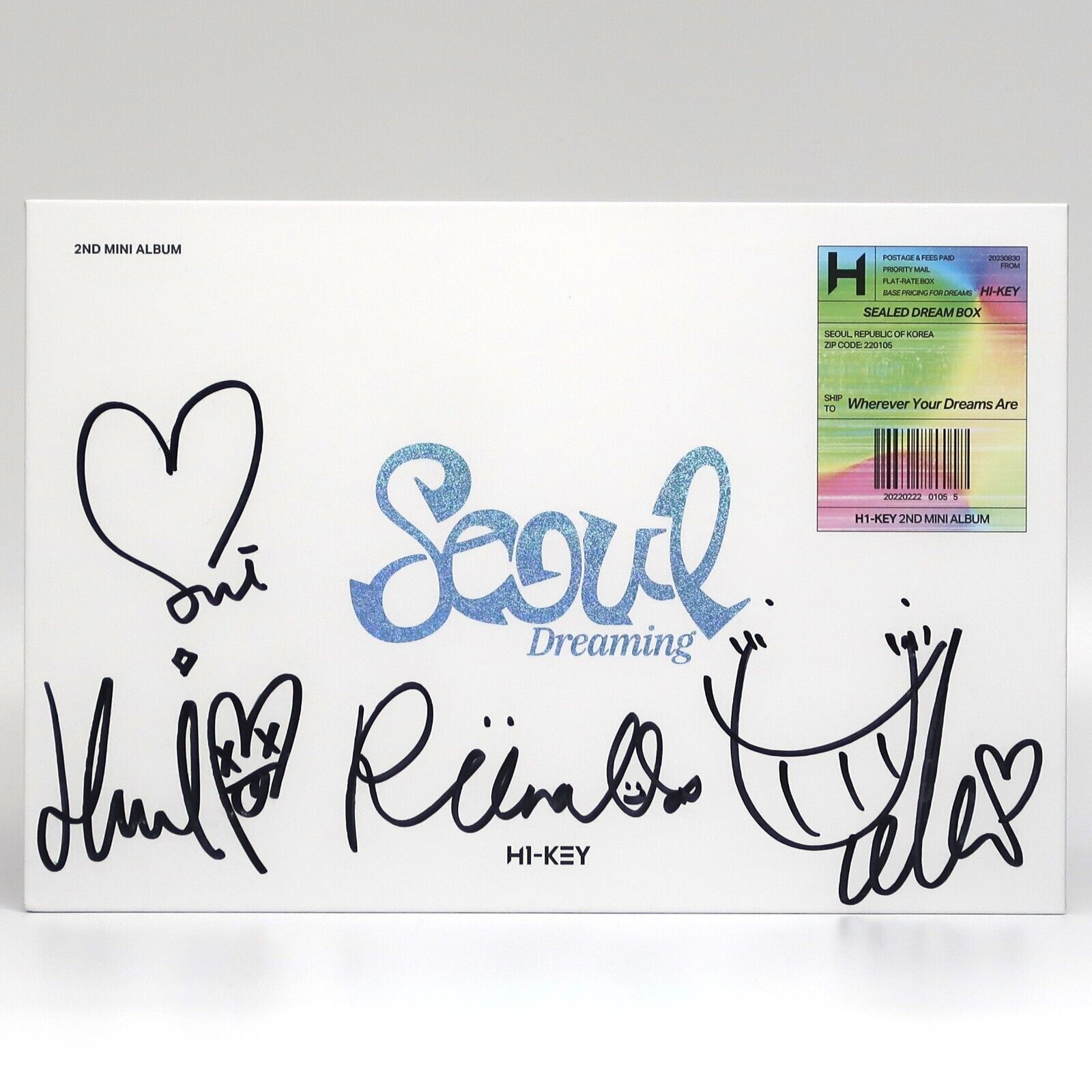 H1-Key - Seoul Dreaming Signed Autographed CD 2nd Mini Album Promo K-pop 2023