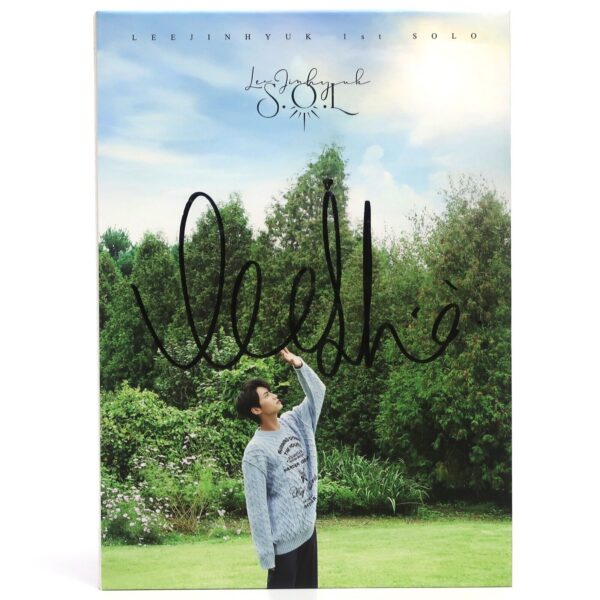 Lee Jin Hyuk - S.O.L [Pure Ver.] Album Signed Autographed CD Promo 2019 Up10tion