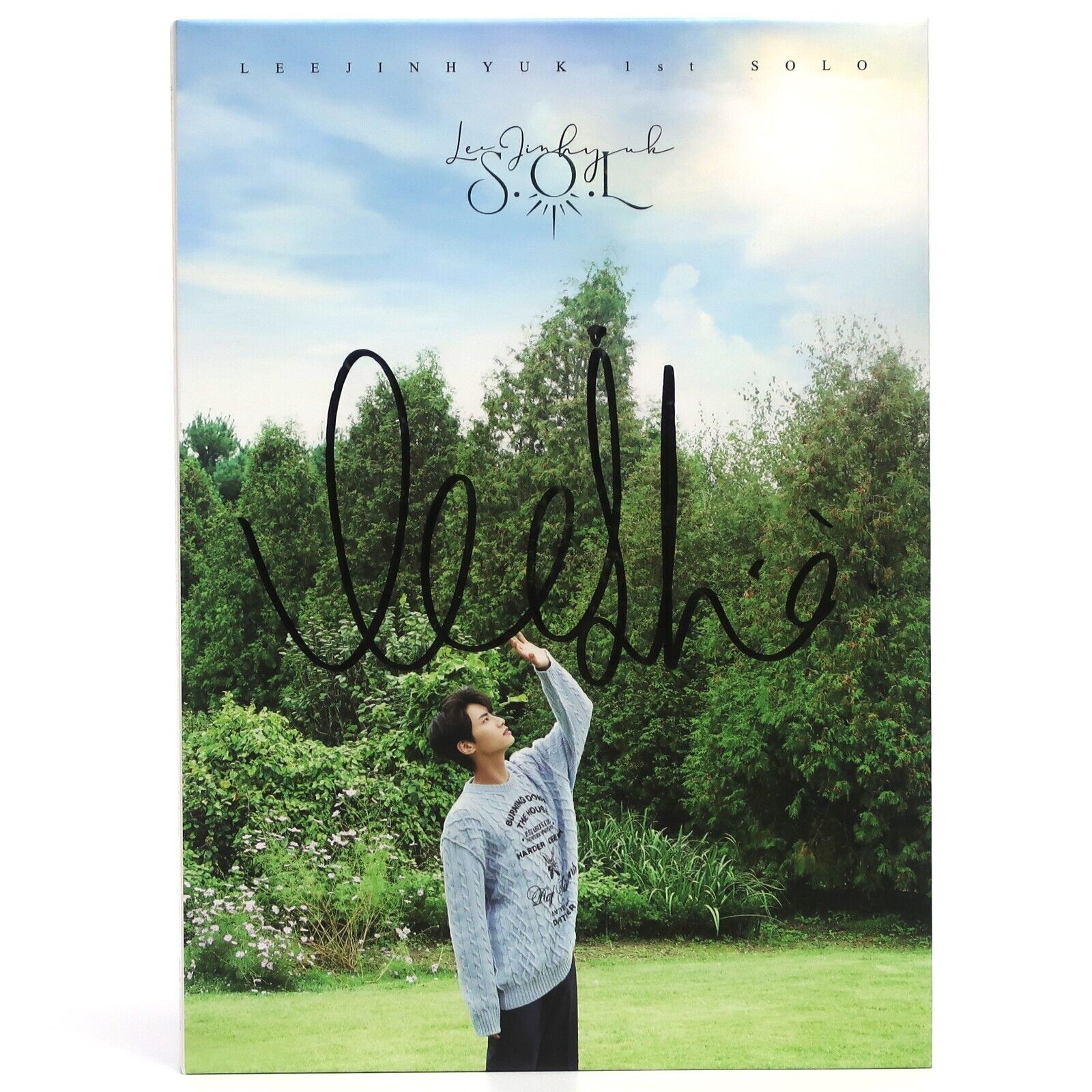 Lee Jin Hyuk - S.O.L [Pure Ver.] Album Signed Autographed CD Promo 2019 Up10tion