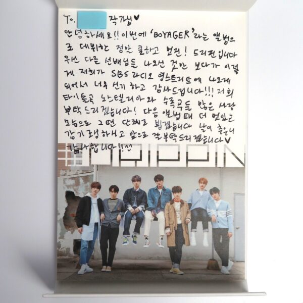 Drippin - Boyager Signed Autographed + Message CD Mini Album Promo K-pop 2020