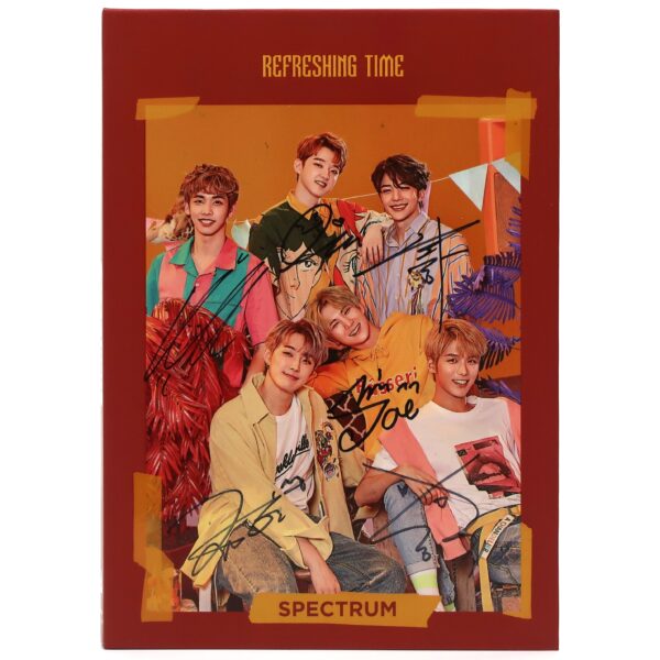 Spectrum - Refreshing Time 3rd Single Album Signed Autographed Promo CD 2019