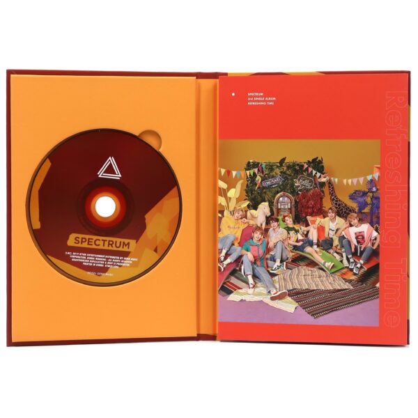 Spectrum - Refreshing Time 3rd Single Album Signed Autographed Promo CD 2019