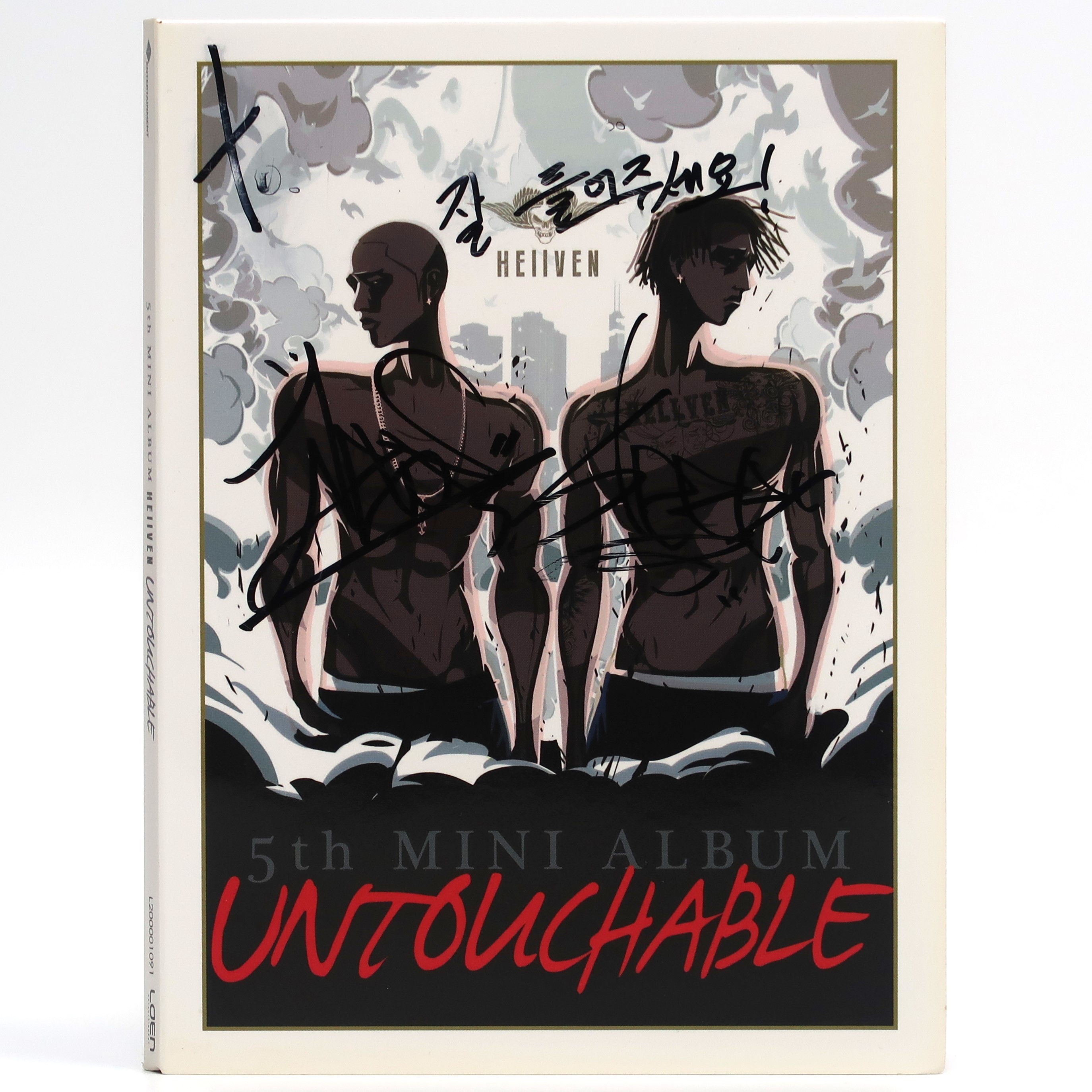 Untouchable - HEllVEN Signed Autographed CD Album Promo K-Pop Hip Hop 2015