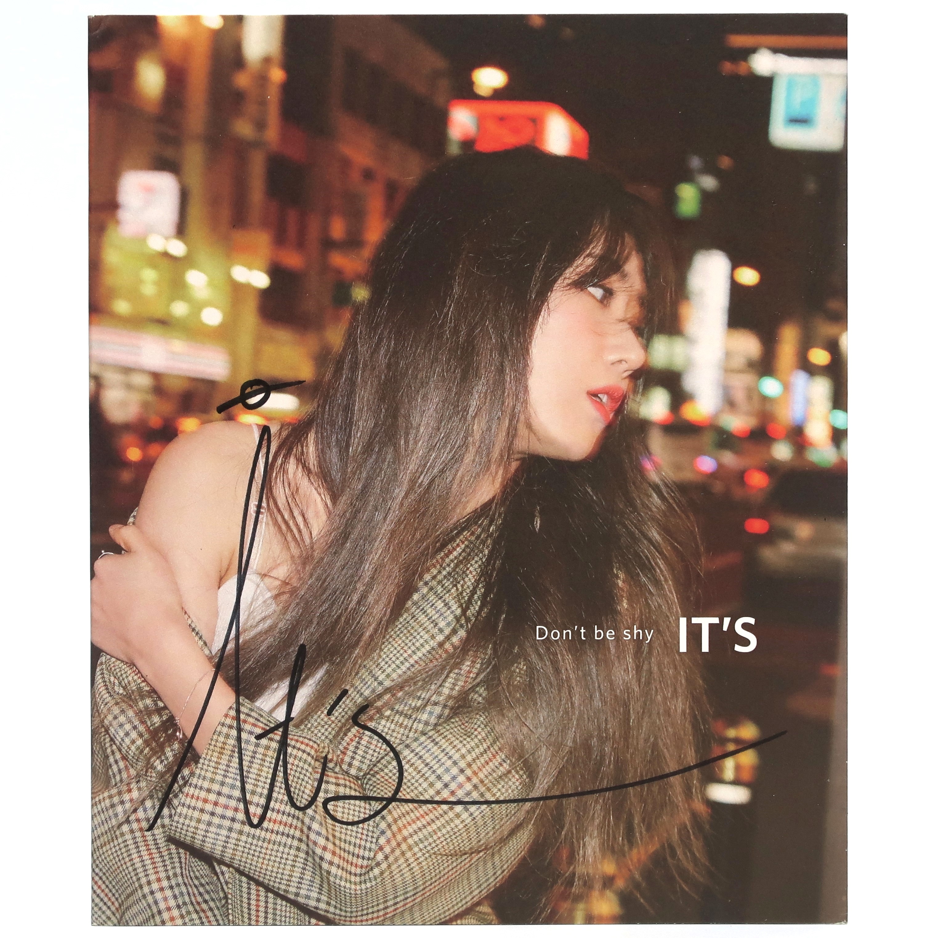 IT'S -Don't be shy Signed Autographed CD Album Promo K-Pop 2019