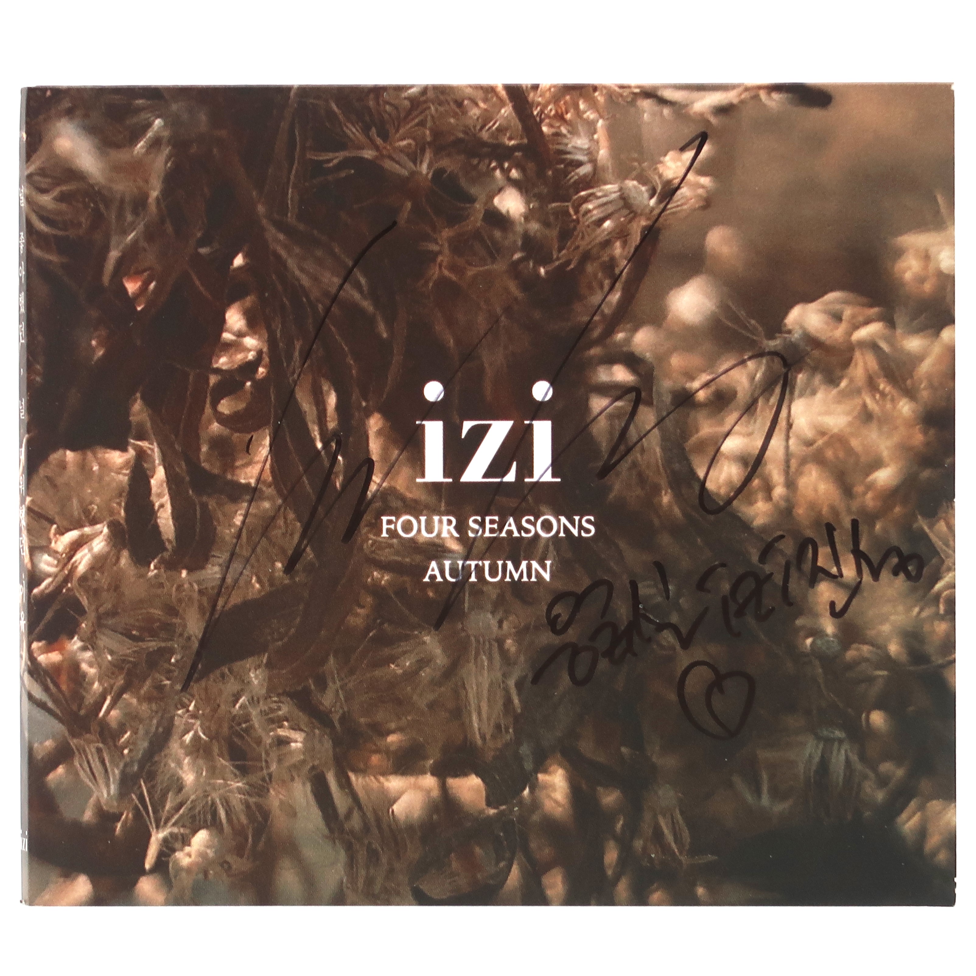 izi - Four Seasons Autumn Signed Autographed CD Album Promo K-Pop 2020