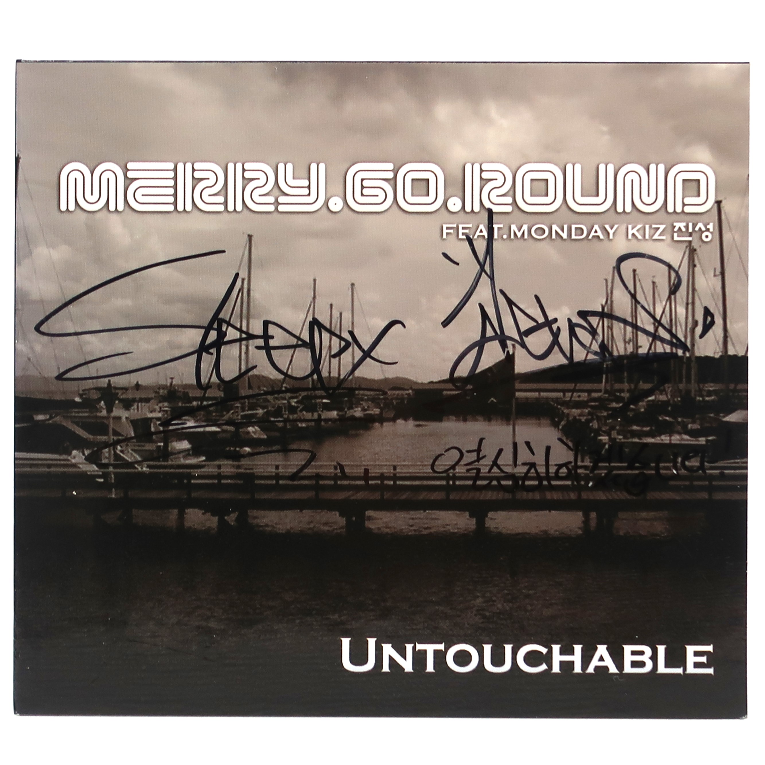 Untouchable - Merry Go Round Signed Autographed CD Single Album Promo K-Pop 2012
