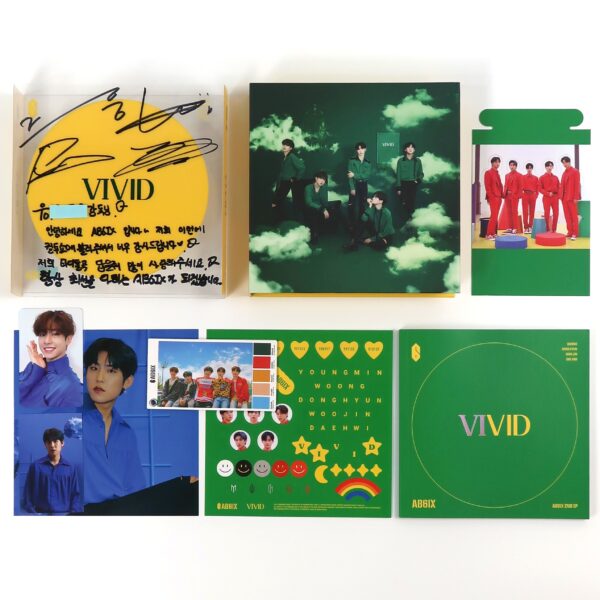 img_5106 AB6IX - Vivid Signed Autographed + Message CD Album Promo K-Pop 2020