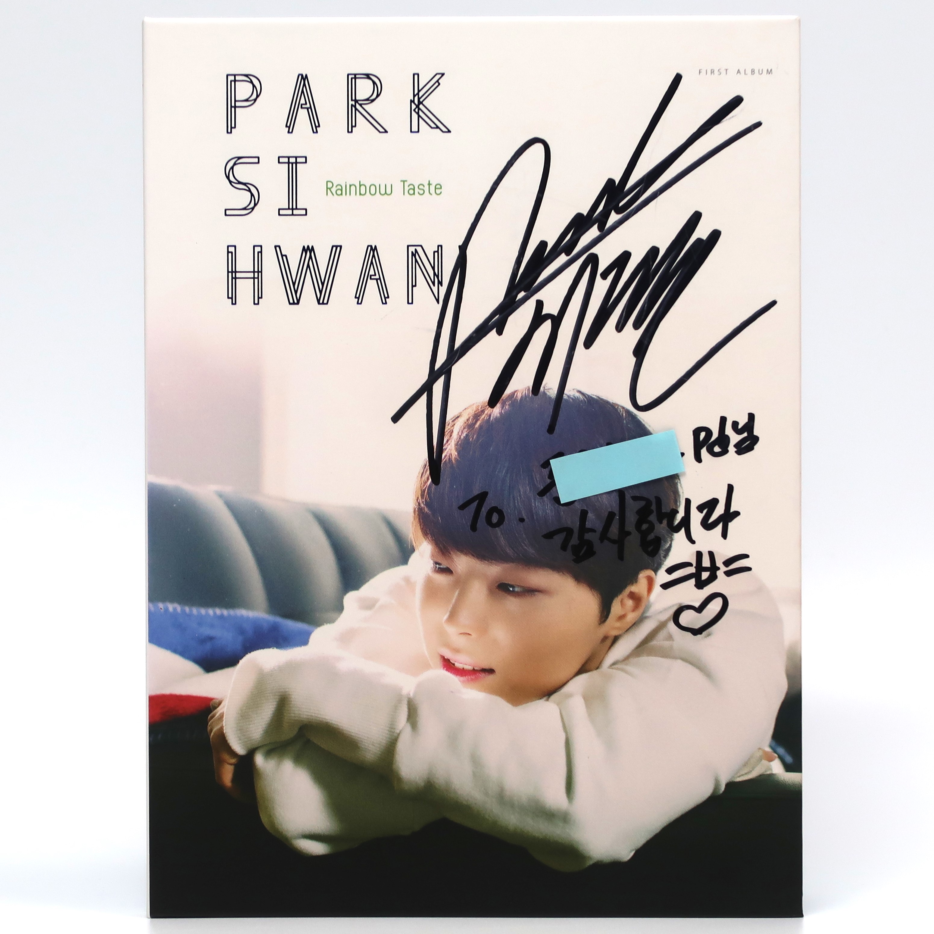 Park Si Hwan - Rainbow Taste 1st Album Signed Promo CD K-Pop 2015