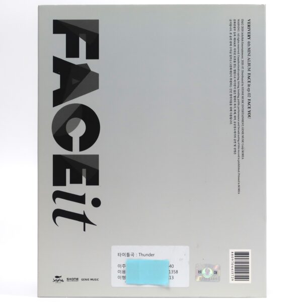 IMG_5719 Verivery - Face It: Face You Signed + Message CD Album Promo K-Pop 2020